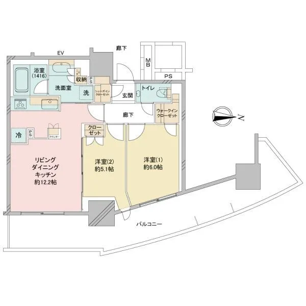 ルミナリータワー池袋 間取図