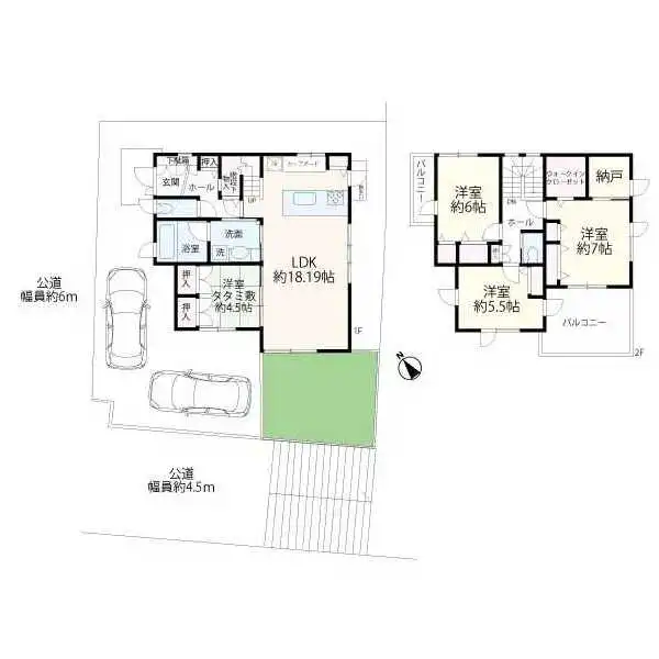 神戸市須磨区桜の杜２丁目 間取図