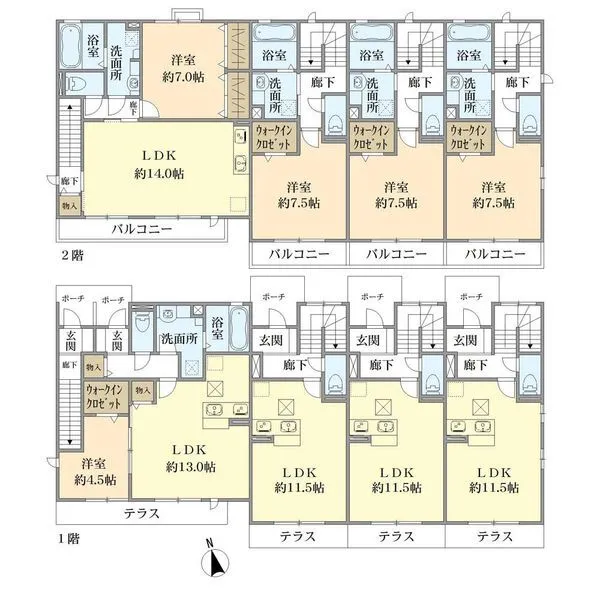 シャンテ杉並 間取図