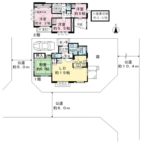 三鷹市大沢３丁目 間取図