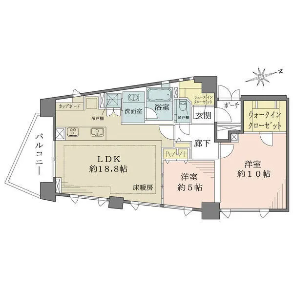 ピアース四谷 間取図
