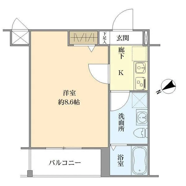 グランドエグザ親水公園Ｉ 間取図