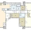 白金台ハウス 間取図