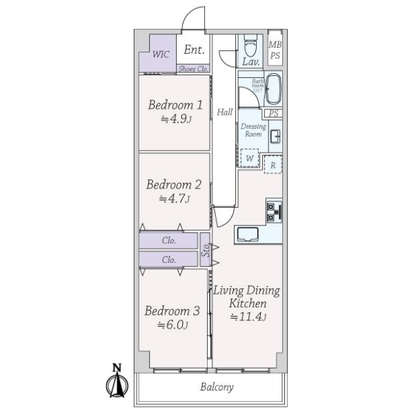 トーア駒込 間取図