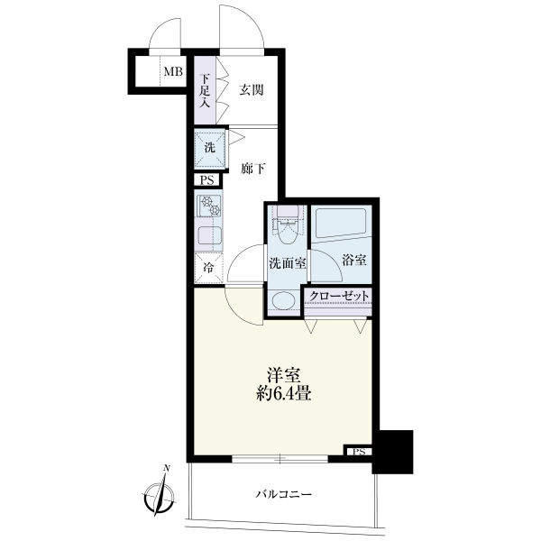 メインステージ高円寺 間取図