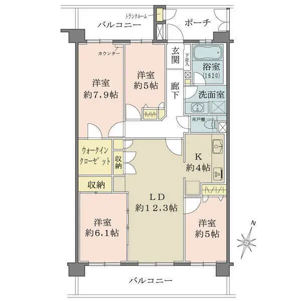 ファミール明大前 間取図