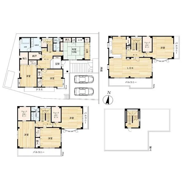 豊中市栗ケ丘町 間取図