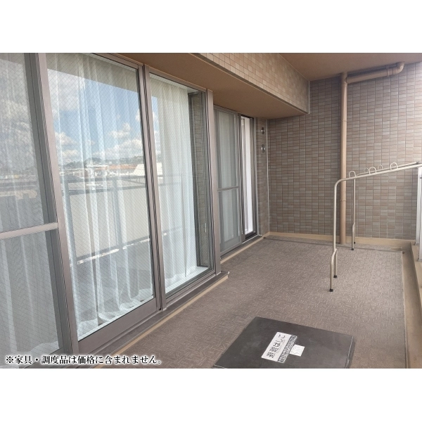 カームコート芦屋 北東側バルコニー