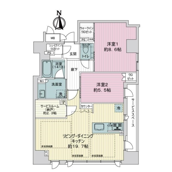 ジオ京都御池通 間取図
