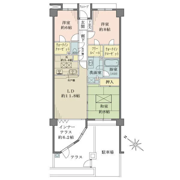 ライオンズガーデン新浦安 間取図