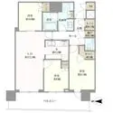 パークタワー晴海 間取図