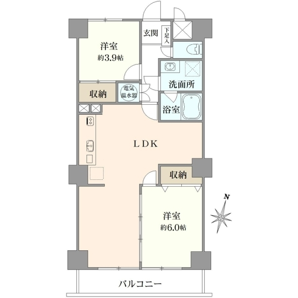 ライオンズマンション護国寺 間取図