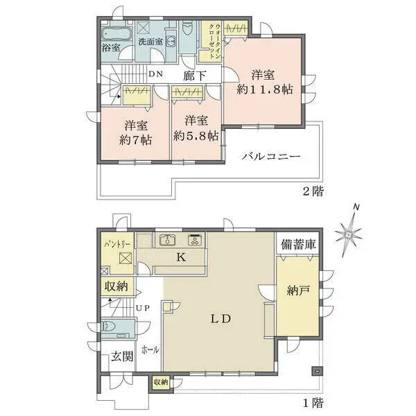 川崎市宮前区土橋７丁目 間取図