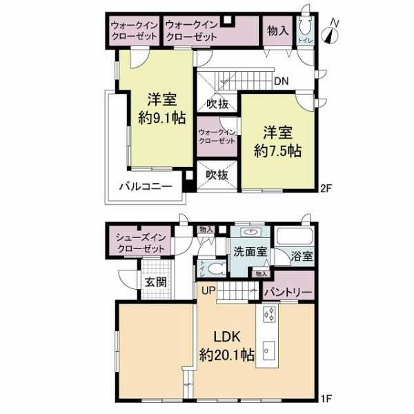 神戸市灘区上河原通４丁目 間取図