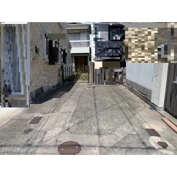 西宮市天道町 進入通路部分の様子です。道路に面していない土地のため、通行人の視線を気にすることなく過ごせます。