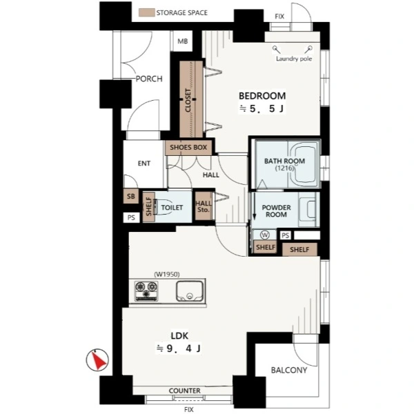 ロセット江古田 間取図
