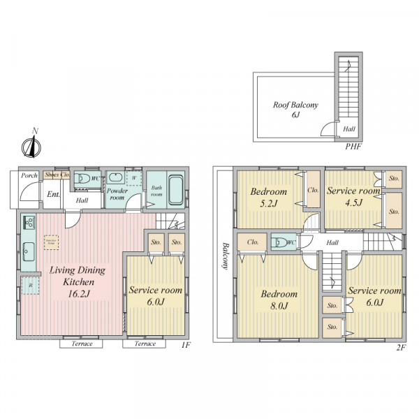 中野区若宮３丁目 間取図