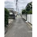 名古屋市東区百人町 前面道路(西向きに撮影)