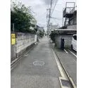 名古屋市東区百人町 前面道路(東向きに撮影)