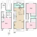 神戸市灘区備後町２丁目 建物面積には車庫面積6.42m2が含まれています。建築計画概要書記載面積より算出した面積です。