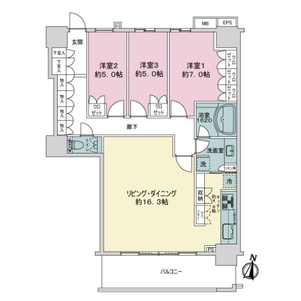 ＴＨＥ　ＫＯＳＵＧＩ　ＴＯＷＥＲ 間取図