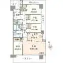 オアセス市川 間取図