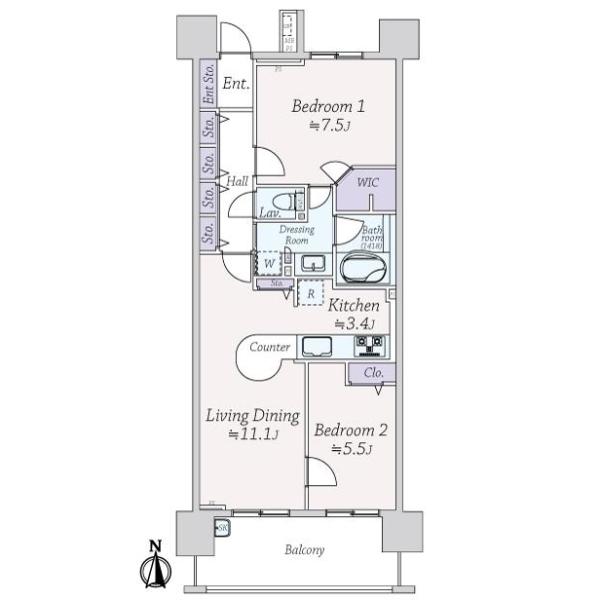 ライオンズ放出セントアリーナ 間取図