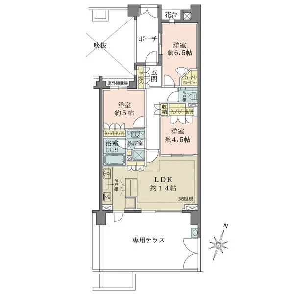 パークハウス松ノ木 間取図