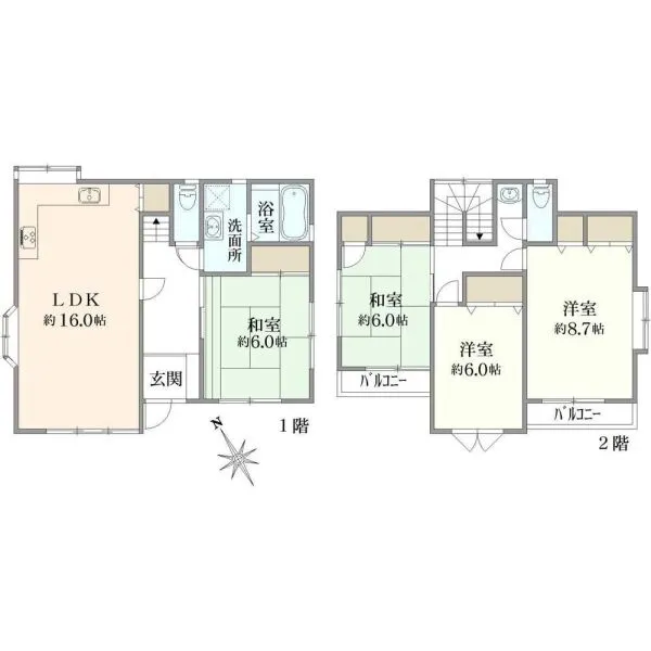 練馬区南大泉１丁目 間取図