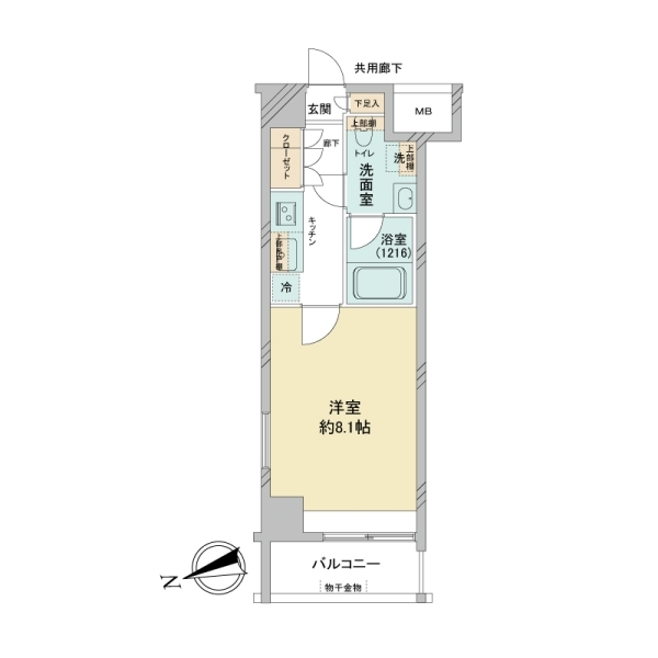 クレヴィスタ大森西 間取図