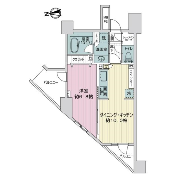 ライオンズプラザ西台駅前 間取図