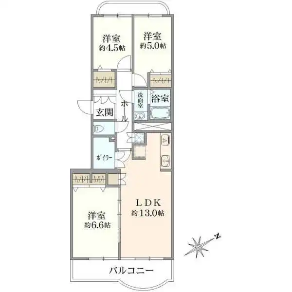 武蔵境ハイム 間取図