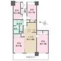 大森海岸パークハウスW棟 間取図