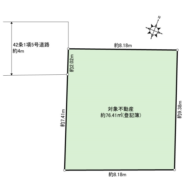 西東京市下保谷４丁目 区画図