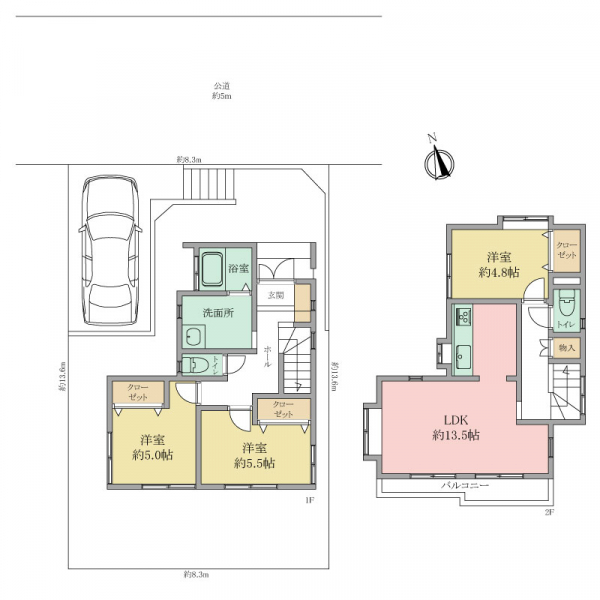藤沢市円行１丁目 間取図