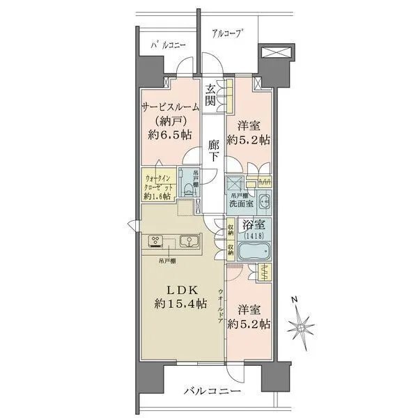 グランドメゾン品川シーサイドの杜 間取図
