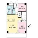 東建検見川マンシヨンＢ棟 間取図