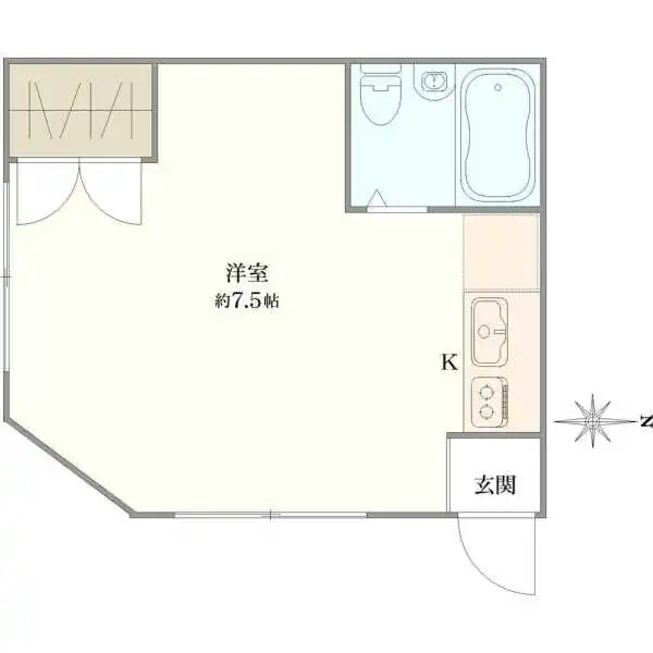 葛飾区新小岩二丁目　一棟アパート 間取図