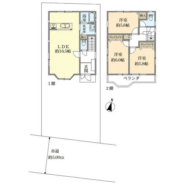 西東京市北町２丁目 間取図