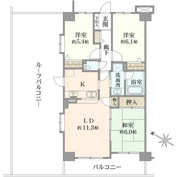 メイツ与野本町 間取図