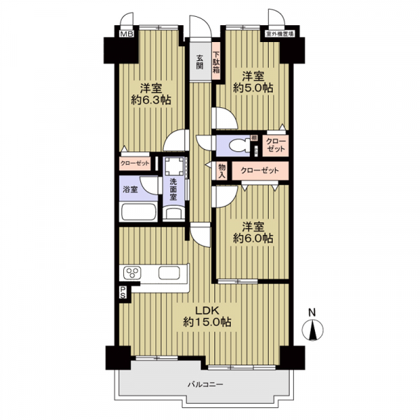 シティオ笠寺公園 間取図
