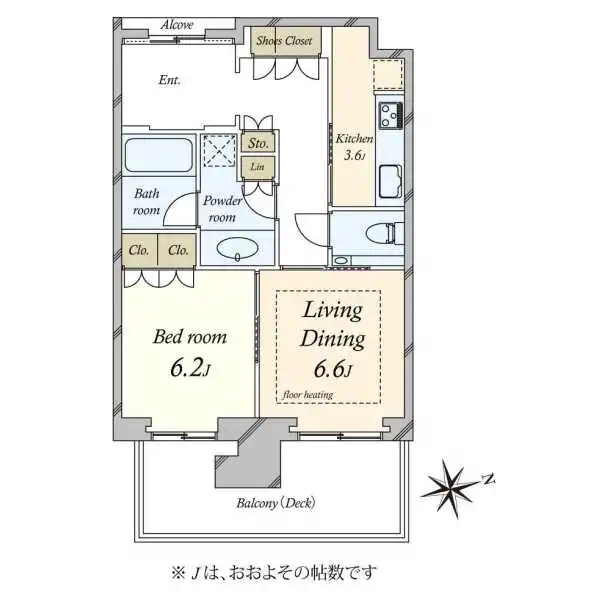 グラングリーン大阪　ＴＨＥ　ＮＯＲＴＨ　ＲＥＳＩＤＥＮＣＥ 間取図