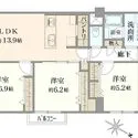 コープ野村浦和2号棟 間取図