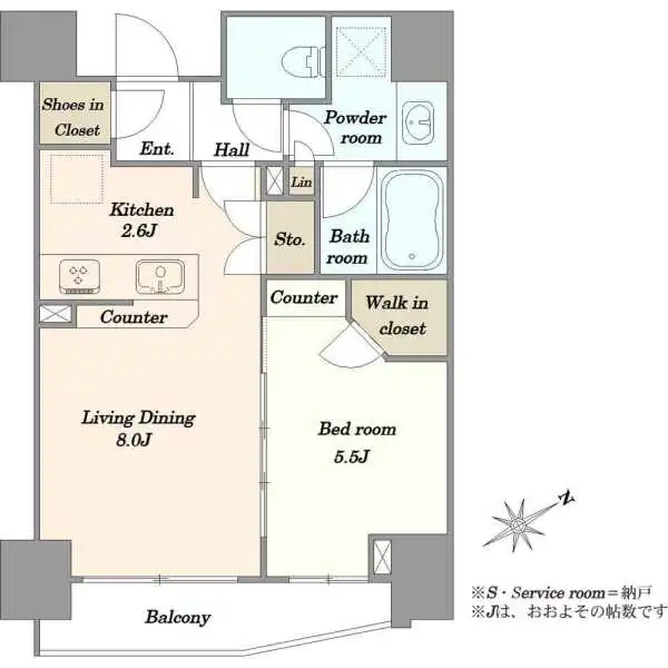 クラッシィスイート五反田 間取図