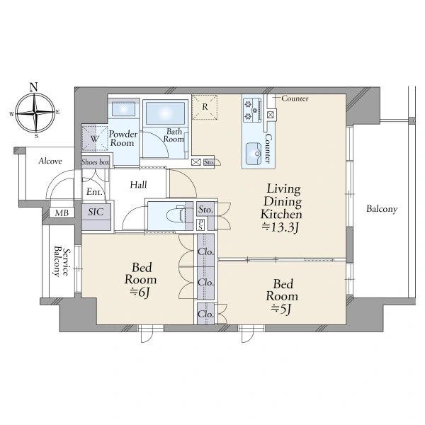 ザ・テラス京都グランターミナル 間取図
