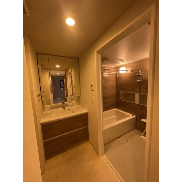 ザ・テラス京都グランターミナル 洗面室＋浴室