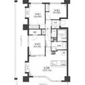 クロスフォート玉川上水 間取図