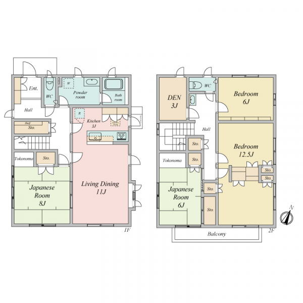大田区南久が原２丁目 間取図