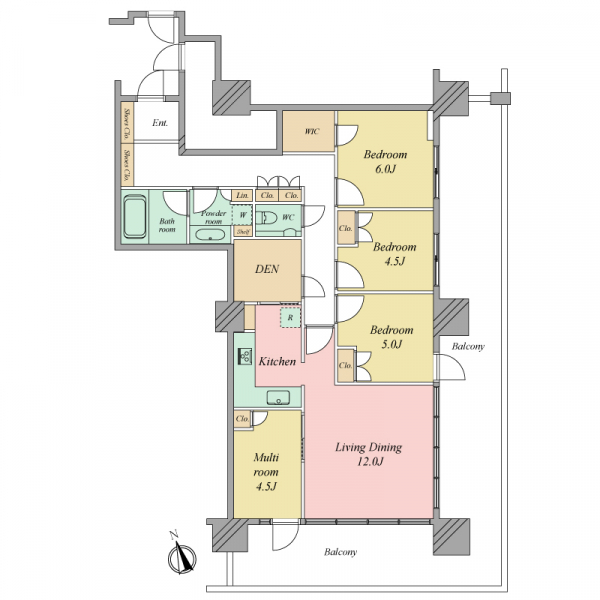 エルディア 間取図