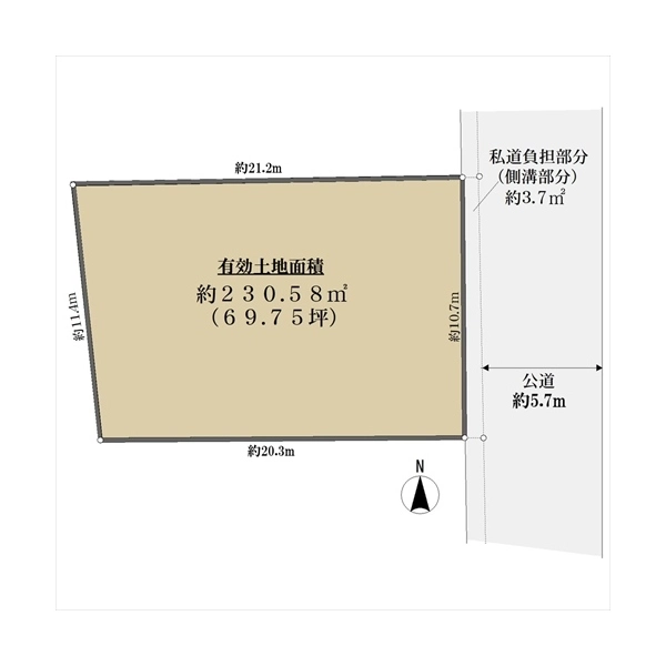 八尾市東本町１丁目 区画図